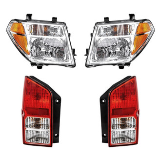 Replacement - 4-Piece Kit (Driver and Passenger Side Headlights, Driver and Passenger Side Tail Lights)