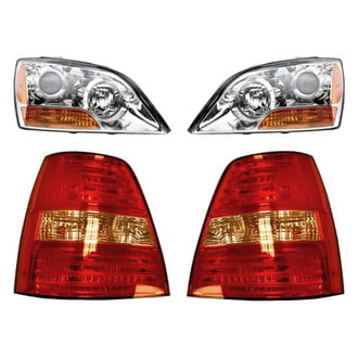Replacement - 4-Piece Kit (Driver and Passenger Side Headlights, Driver and Passenger Side Tail Lights)