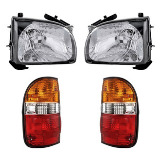 Replacement - 4-Piece Kit (Driver and Passenger Side Headlights, Driver and Passenger Side Tail Lights)