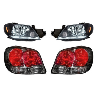 Replacement - 4-Piece Kit (Driver and Passenger Side Headlights, Driver and Passenger Side Tail Lights)