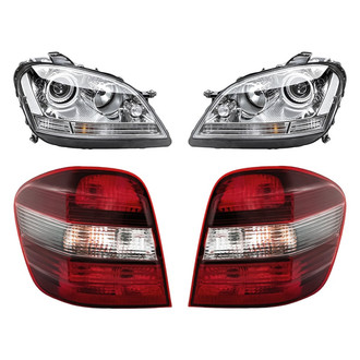 Replacement - 4-Piece Kit (Driver and Passenger Side Headlights, Driver and Passenger Side Tail Lights)