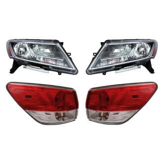 Replacement - 4-Piece Kit (Driver and Passenger Side Headlights, Driver and Passenger Side Outer Tail Lights)