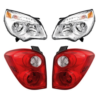 Replacement - 4-Piece Kit (Driver and Passenger Side Headlights, Driver and Passenger Side Tail Lights)