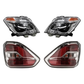 Replacement - 4-Piece Kit (Driver and Passenger Side Headlights, Driver and Passenger Side Outer Tail Lights)
