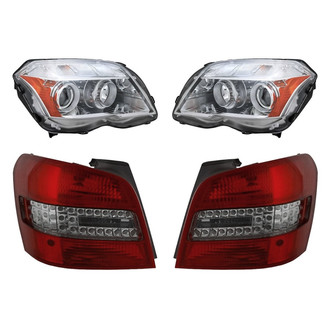 Replacement - 4-Piece Kit (Driver and Passenger Side Headlights, Driver and Passenger Side Tail Lights)