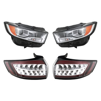 Replacement - 4-Piece Kit (Driver and Passenger Side Headlights, Driver and Passenger Side Outer Tail Lights)
