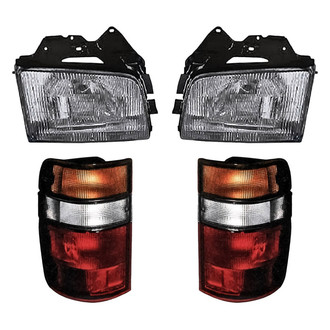 Replacement - 4-Piece Kit (Driver and Passenger Side Headlights, Driver and Passenger Side Tail Lights)