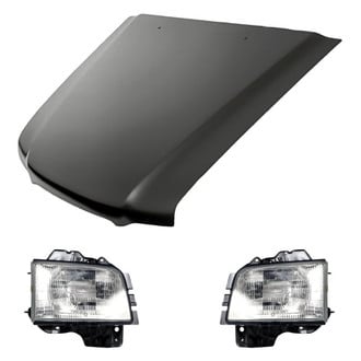 Replacement - 3-Piece Kit (Driver and Passenger Side Headlights, Hood Panel) (Standard Line)