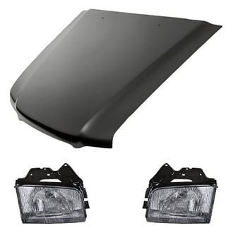 Replacement - 3-Piece Kit (Driver and Passenger Side Headlights, Hood Panel) (Standard Line)