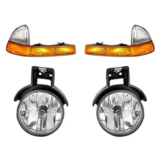 Replacement - 4-Piece Kit (Driver and Passenger Side Fog Lights, Driver and Passenger Side Turn Signal/Parking Lights) (Standard Line)