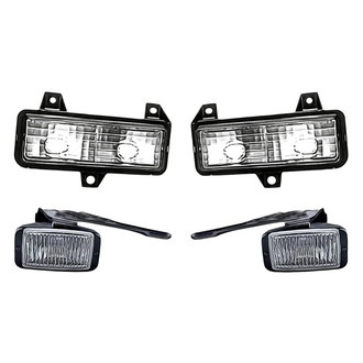 Replacement - 4-Piece Kit (Driver and Passenger Side Fog Lights, Driver and Passenger Side Turn Signal/Parking Lights) (Standard Line)