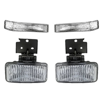 Replacement - 4-Piece Kit (Driver and Passenger Side Fog Lights, Driver and Passenger Side Turn Signal/Parking Lights) (Standard Line)