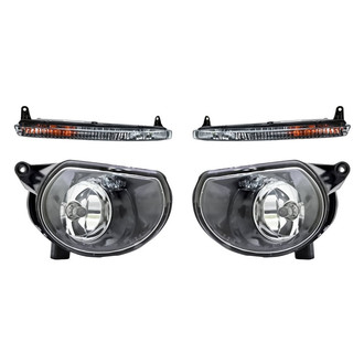 Replacement - 4-Piece Kit (Driver and Passenger Side Fog Lights, Driver and Passenger Side Turn Signal/Parking Lights) (Standard Line)