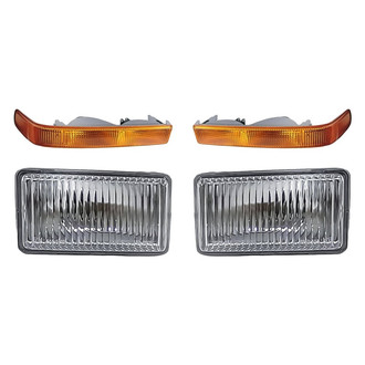 Replacement - 4-Piece Kit (Driver and Passenger Side Fog Lights, Driver and Passenger Side Turn Signal/Parking Lights) (Standard Line)