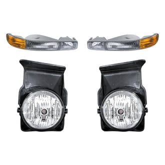 Replacement - 4-Piece Kit (Driver and Passenger Side Fog Lights, Driver and Passenger Side Turn Signal/Parking Lights) (Standard Line)