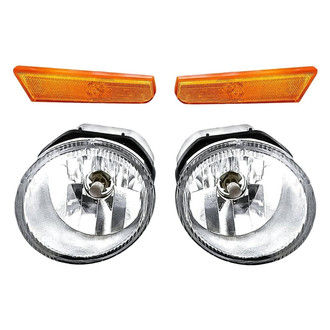 Replacement - 4-Piece Kit (Driver and Passenger Side Fog Lights, Driver and Passenger Side Marker Lights) (Standard Line)