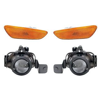 Replacement - 4-Piece Kit (Driver and Passenger Side Fog Lights, Driver and Passenger Side Marker Lights) (Standard Line)