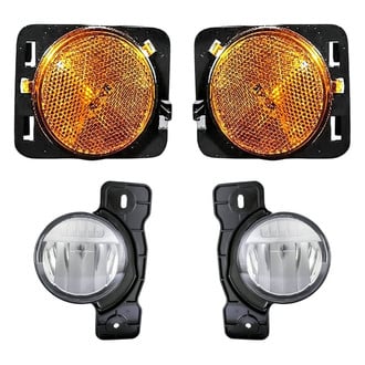 Replacement - 4-Piece Kit (Driver and Passenger Side Fog Lights, Driver and Passenger Side Marker Lights) (Standard Line)