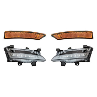 Replacement - 4-Piece Kit (Driver and Passenger Side Daytime Running Lights, Driver and Passenger Side Marker Lights) (Standard Line)