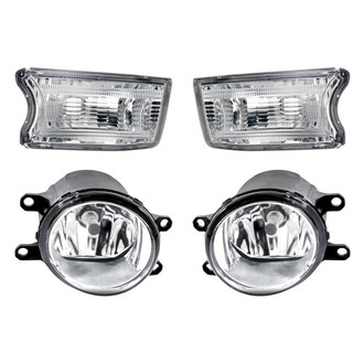 Replacement - 4-Piece Kit (Driver and Passenger Side Fog Lights, Driver and Passenger Side Turn Signal/Parking Lights) (Standard Line)