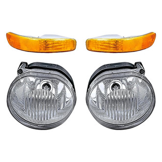Replacement - 4-Piece Kit (Driver and Passenger Side Fog Lights, Driver and Passenger Side Turn Signal/Parking Lights) (Standard Line)