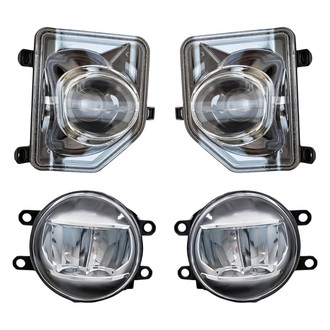 Replacement - 4-Piece Kit (Driver and Passenger Side Fog Lights, Driver and Passenger Side Cornering Lights) (Standard Line)