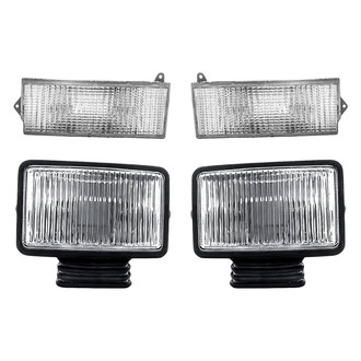 Replacement - 4-Piece Kit (Driver and Passenger Side Fog Lights, Driver and Passenger Side Turn Signal/Parking Lights) (Standard Line)