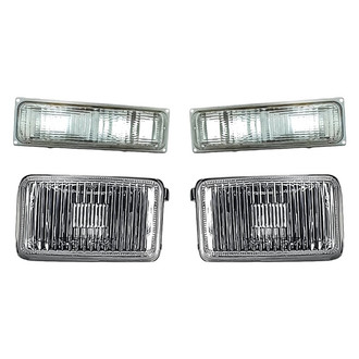 Replacement - 4-Piece Kit (Driver and Passenger Side Fog Lights, Driver and Passenger Side Turn Signal/Parking Lights) (Standard Line)