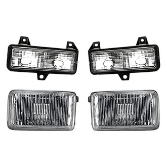 Replacement - 4-Piece Kit (Driver and Passenger Side Fog Lights, Driver and Passenger Side Turn Signal/Parking Lights) (Standard Line)