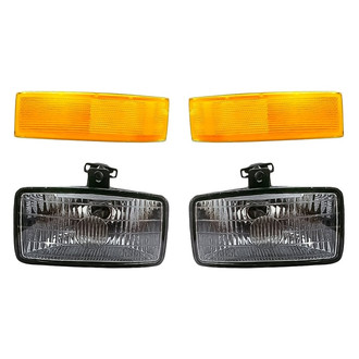 Replacement - 4-Piece Kit (Driver and Passenger Side Fog Lights, Driver and Passenger Side Marker Lights) (Standard Line)