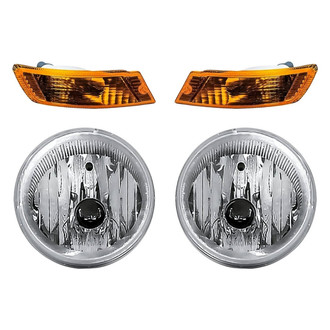 Replacement - 4-Piece Kit (Driver and Passenger Side Fog Lights, Driver and Passenger Side Turn Signal/Parking Lights) (Standard Line)