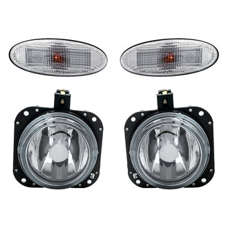 Replacement - 4-Piece Kit (Driver and Passenger Side Fog Lights, Driver and Passenger Side Marker Lights) (Standard Line)