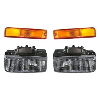 Replacement - 4-Piece Kit (Driver and Passenger Side Fog Lights, Driver and Passenger Side Turn Signal/Parking Lights) (Standard Line)