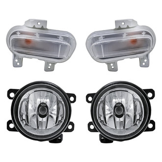Replacement - 4-Piece Kit (Driver and Passenger Side Fog Lights, Driver and Passenger Side Turn Signal/Parking Lights) (Standard Line)