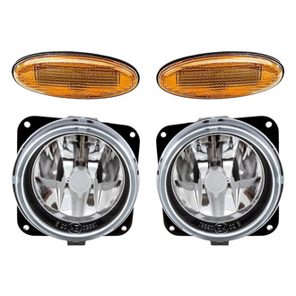 Replacement - 4-Piece Kit (Driver and Passenger Side Fog Lights, Driver and Passenger Side Marker Lights) (Standard Line)