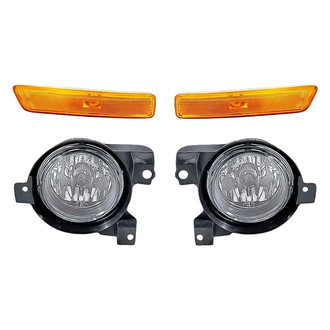 Replacement - 4-Piece Kit (Driver and Passenger Side Fog Lights, Driver and Passenger Side Marker Lights) (CAPA Certified)