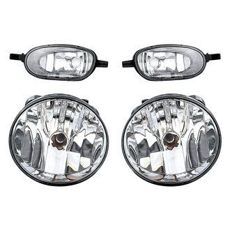 Replacement - 4-Piece Kit (Driver and Passenger Side Fog Lights, Driver and Passenger Side Cornering Lights) (CAPA Certified)