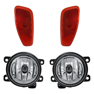 Replacement - 4-Piece Kit (Driver and Passenger Side Fog Lights, Driver and Passenger Side Marker Lights) (CAPA Certified)