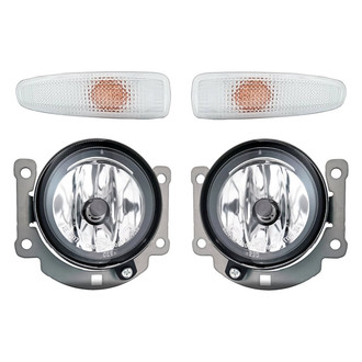 Replacement - 4-Piece Kit (Driver and Passenger Side Fog Lights, Driver and Passenger Side Marker Lights) (CAPA Certified)
