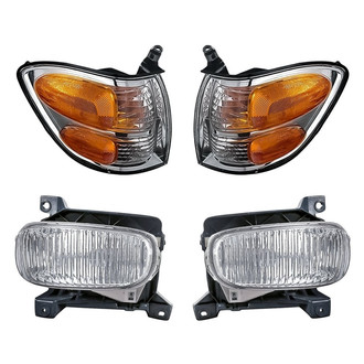 Replacement - 4-Piece Kit (Driver and Passenger Side Fog Lights, Driver and Passenger Side Turn Signal/Corner Lights) (Standard Line)