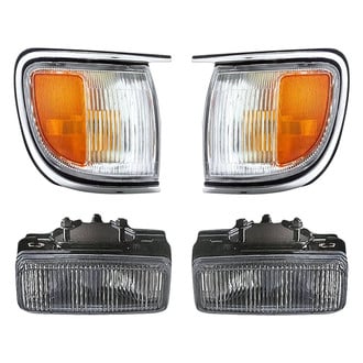 Replacement - 4-Piece Kit (Driver and Passenger Side Fog Lights, Driver and Passenger Side Turn Signal/Corner Lights) (Standard Line)