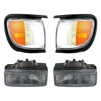 Replacement - 4-Piece Kit (Driver and Passenger Side Fog Lights, Driver and Passenger Side Turn Signal/Corner Lights) (Standard Line)
