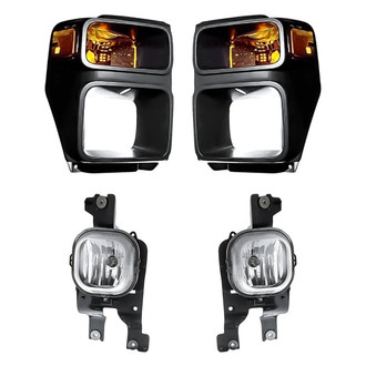 Replacement - 4-Piece Kit (Driver and Passenger Side Fog Lights, Driver and Passenger Side Turn Signal/Corner Lights) (Standard Line)