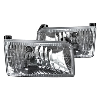 Replacement - Driver and Passenger Side Chrome Euro Headlights