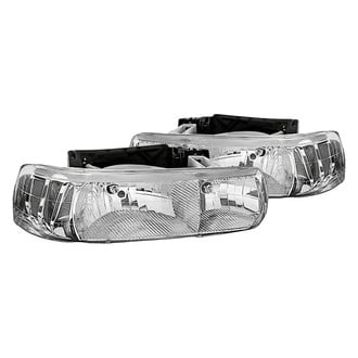 Replacement - Driver and Passenger Side Chrome Euro Headlights