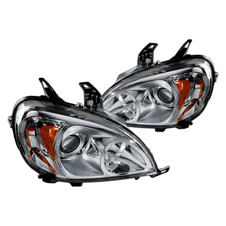 Replacement - Driver and Passenger Side Chrome Projector Headlights