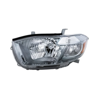 Replacement - Driver Side Headlight Lens and Housing (Standard Line)