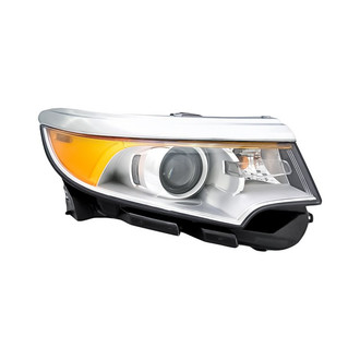 Replacement - Passenger Side Headlight (CAPA Certified)