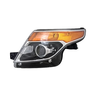 Replacement - Driver Side Headlight Lens and Housing (Standard Line)