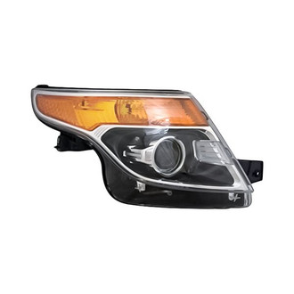 Replacement - Passenger Side Headlight Lens and Housing (Standard Line)